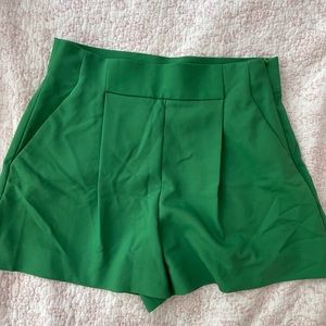 Zara brand new green shorts